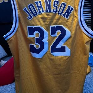 Retro Magic Johnson Lakers Jersey (Hardwood Classic)